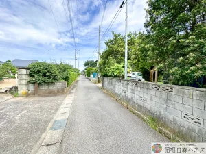 大網白里市四天木乙のリノベーション平屋　前面道路2