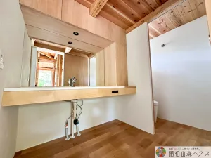 大網白里市四天木乙のリノベーション平屋　洗面
