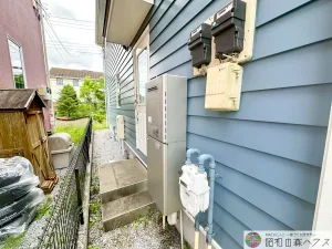 大網白里市季美の森南5丁目中古戸建て　勝手口外側