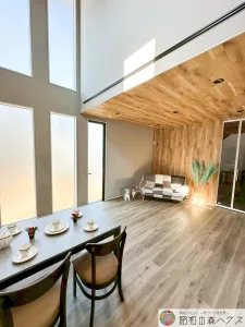 旭市鎌数No.2　2階建て　モデルハウス　新築　リビング写真　昭和の森ハウス