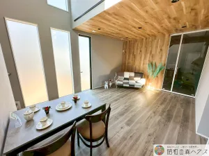 旭市鎌数No.2　2階建て　モデルハウス　新築　リビング写真　昭和の森ハウス