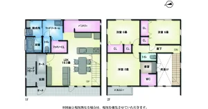 旭市鎌数No.2　2階建て　モデルハウス　新築　間取り　昭和の森ハウス