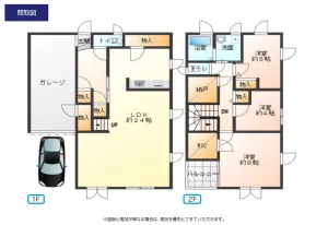 大網白里市季美の森南5丁目中古戸建ての間取り
